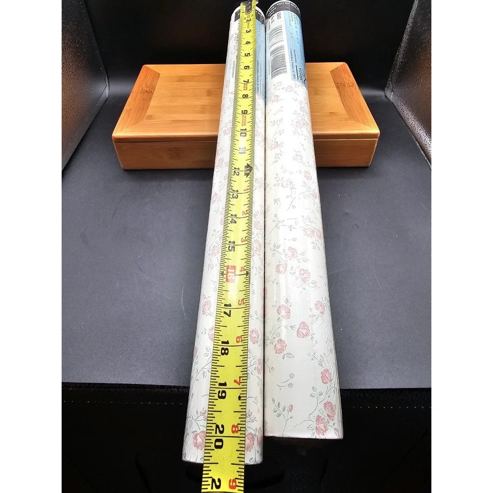 Village Vinyl Pre-Pasted Floral Wallpaper 2 Double Rolls 20.5in x 11yd TS